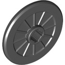 LEGO Black Wheel Ø21 x 2 with Black Tire (24314)