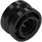 LEGO Black Wheel Rim Ø11.2 x 8 with Centre Groove (42610)