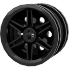 LEGO Black Wheel Rim Ø30.4 x 20 with No Pinholes, without Reinforced Rim (54087)