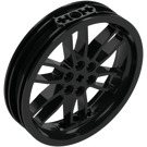 LEGO Black Wheel Rim Ø75 x 17 (52051 / 88517)