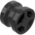 LEGO Schwarz Rad Felge Ø8 x 6.4 ohne seitliche Kerbe (4624)