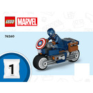 LEGO Black Widow & Captain America Motorcycles 76260 Instrukcje