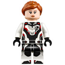 LEGO Musta Widow jossa Valkoinen Jumpsuit ja Poninhäntä Minihahmo