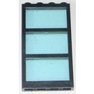 LEGO Negro Ventana 1 x 4 x 6 con 3 Paneles y Transparente Luz Azul Fixed Vidrio (6160 / 75336)