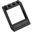 LEGO Schwarz Fensterrahmen 4 x 4 x 3 Dach mit Unterseite Paneel (60806)