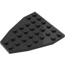 LEGO Zwart Vleugel 7 x 6 zonder Stud Inkepingen (2625)