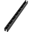 LEGO Black Znap Beam 7 Holes (32229)