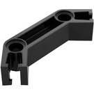 LEGO Black Znap Beam Angle 2 Holes (32242)