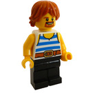 LEGO Blacksmith with Blue Striped Tank Top Minifigure