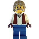 LEGO Blacksmith with White Shirt and Brown Vest Minifigure