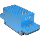 LEGO Blauw 4.5 Volt Motor 12 x 4 x 4 met 4 Female Pins met 4.5V