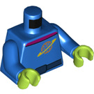 LEGO Bleu Alien Minifig Torse (973 / 76382)