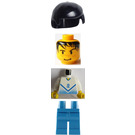 LEGO Blue and White Football Player with "2" Minifigure
