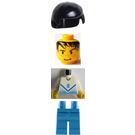 LEGO Modrá a Bílá Fotbalový hráč s "2" Minifigurka