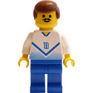 LEGO Blue and White Team Player with Number 11 on Front and Back Minifigure