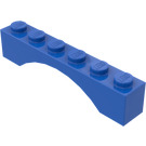 LEGO Blauw Boog 1 x 6 Doorlopende boog (3455)