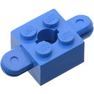 LEGO Blå Arm Klods 2 x 2 Arm Holder med Hul og 2 Arme