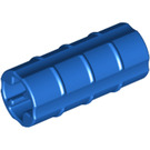 LEGO Blue Axle Connector (Ridged with 'x' Hole) (6538)