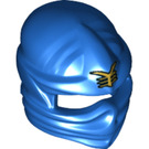 LEGO Blue Balaclava with Ridged Forehead with Jay Gold Symbol (98133)