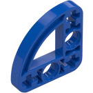 LEGO Blauw Balk 3 x 3 x 0.5 Krom 90 graden Kwart Cirkel (32249 / 65125)