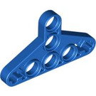 LEGO Blue Beam 3 x 5 x 0.5 Triangle Thin Type 1 (2905)