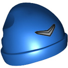 LEGO Blau Beanie Hut mit Silber Boomerang (27011 / 90541)