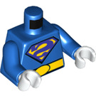 LEGO Blå Bizarro med Korte ben Minifig Torso (973 / 76382)