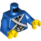 LEGO Blauw Bluecoat Soldier Minifig Torso (973 / 76382)