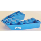 LEGO Blau Boat Base 6 x 6 mit 'Y19' Aufkleber (2626)