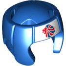 LEGO Azul Boxing Casco con Team GB logo (12541 / 96204)