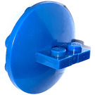 LEGO Blau Halterung 1 x 2 - Dish 4 x 4 (30209)