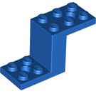 LEGO Blauw Beugel 2 x 5 x 2.3 en Inside Stud Holder (28964 / 76766)