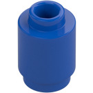 LEGO Blauw Steen 1 x 1 Rond met open nop (3062 / 35390)