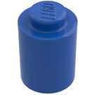 LEGO Blue Brick 1 x 1 Round with Solid Stud without Bottom Lip