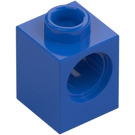 LEGO Blau Stein 1 x 1 mit Loch (6541)