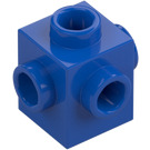 LEGO Blue Brick 1 x 1 with Studs on Four Sides (4733)