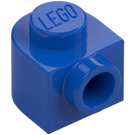 LEGO Blau Stein 1 x 1 x 0.7 Rund mit Seitliche Noppe (3386)