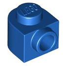 LEGO Blue Brick 1 x 1 x 0.7 Round with Side Stud (3386)