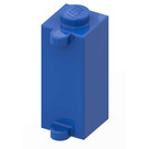 LEGO Blau Stein 1 x 1 x 2 mit Shutter Halter (3581)