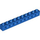 LEGO Blue Brick 1 x 10 with Holes (2730)