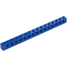 LEGO Blå Kloss 1 x 16 med Hull (3703)