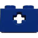 LEGO Blue Brick 1 x 2 with Axle Hole ('+' Opening and Bottom Stud Holder) (32064)