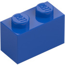 LEGO Blå Klods 1 x 2 med bundrør (3004 / 93792)