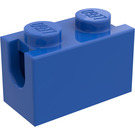 LEGO Blue Brick 1 x 2 with Digger Bucket Arm Holder (3317)