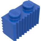 LEGO Blau Stein 1 x 2 mit Gitter (2877)