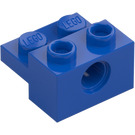 LEGO Blau Stein 1 x 2 mit Loch und 1 x 2 Platte (73109)