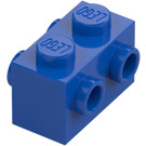 LEGO Blue Brick 1 x 2 with Studs on Opposite Sides (52107)