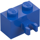 LEGO Blau Stein 1 x 2 mit Vertikal Clip mit offenem 'O' Clip (42925 / 95820)