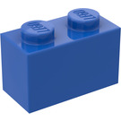 LEGO Bleu Brique 1 x 2 sans tube à l'intérieur (3065 / 35743)