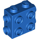 LEGO Blue Brick 1 x 2 x 1.6 with Side and End Studs (67329)